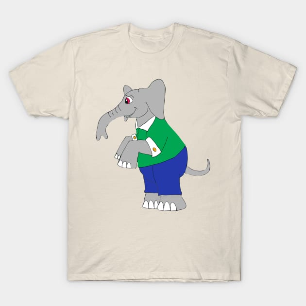 Dad Elephant T-Shirt by wolfspiritclan